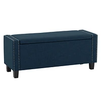 CorLiving Boston Storage Fabric Ottoman