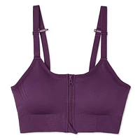 Athletic Works Women's Zipper Bra