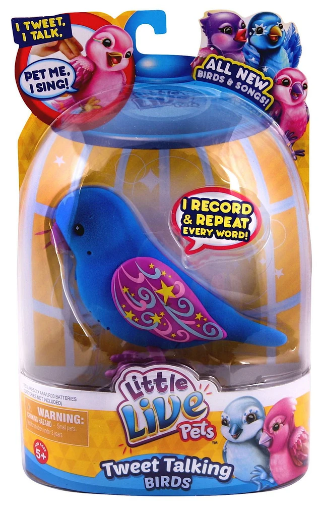 Little Live Pets Tweet Talking Birds Starshine Bird Toy