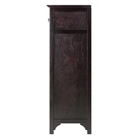 92745- Ancona Modular Wine Cabinet with One Drawer, Glass Rack, X Shelf