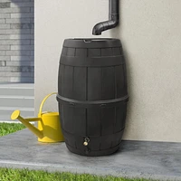 Garden Central 39 Gallon Knock Down Rain Barrel, Made in Canada from 100% Recyled Material