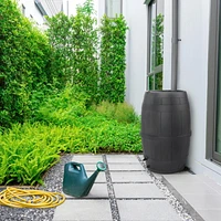 Garden Central 39 Gallon Knock Down Rain Barrel, Made in Canada from 100% Recyled Material