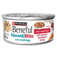 Beneful IncrediBites en Sauce avec du Vrai Bœuf, Nourriture Humide pour Chiens 85 g 85 g