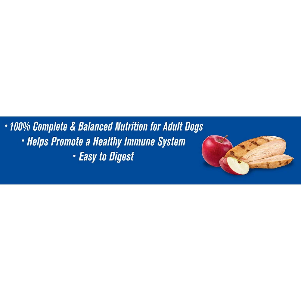 Nature's Recipe Grain Free Premium Paté Wet Dog Food, Chicken & Apple Recipe, 368g