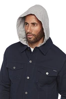 Jeaniologie ™ Men's Denim Jacket With Built-In Hood