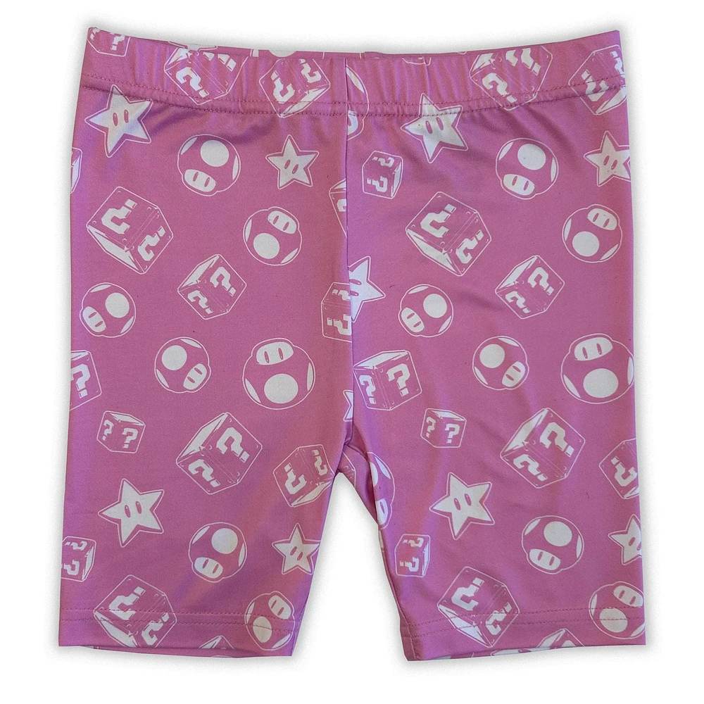 Super Mario Bros Girl's printed bike short