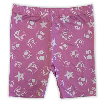 Super Mario Bros Girl's printed bike short