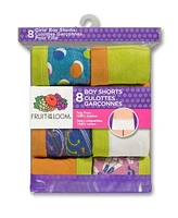 Test SKU-Fruit of the Loom Girls Boy Shorts, 8-Pack