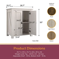 Flipper by Ollie & Hutch Farmington 10/20 Gallon Aquarium or Terrarium Tank Stand, Rustic