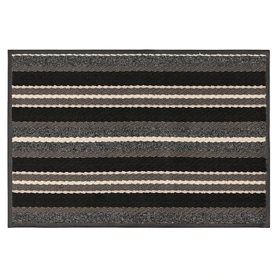 Tapis Discovery gris à endos de vinyle de 2 x 3 pi Tapis Discovery gris à endos de vinyle