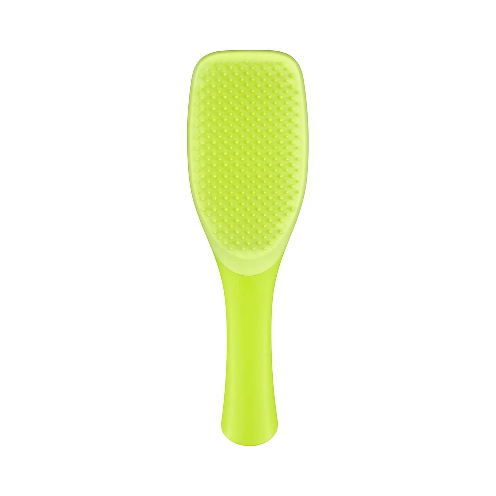 Tangle Teezer The Essential Detangler - Straight to Curly Hair, Cyber Lime, Detangling Hairbrush