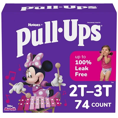 Pull-Ups Girls' Potty Training Pants, Giga Pack, Size: 2T - 6T | 74-48