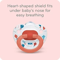 Suces orthodontiques NUK 18 à 36 mois, paquet de 2.