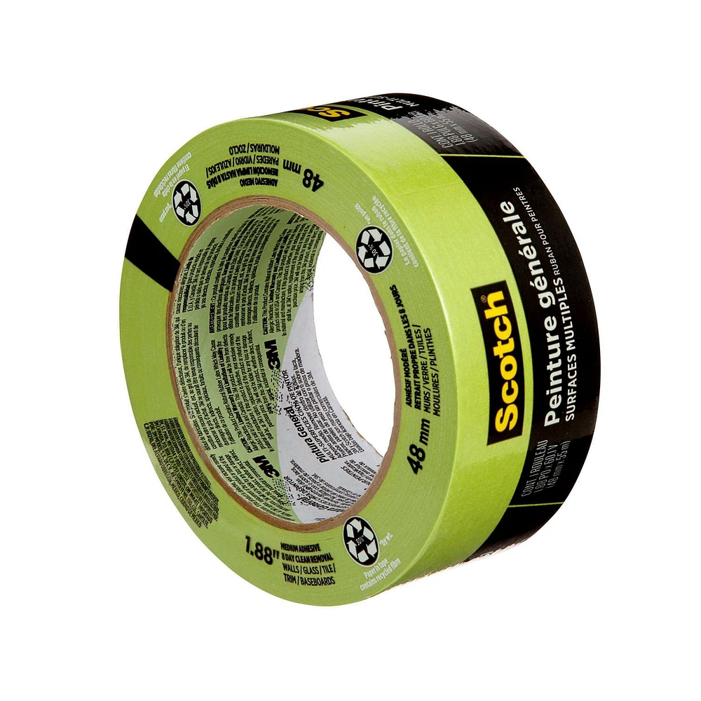 Scotch® General Painting Multi-Surface Painter's Tape, 1.88 in x 60.1 yd