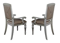 Topline Home Furnishings Pearl Leather Arm Chairs