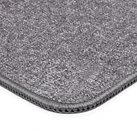 3-ft x 4-ft Wicklow Grey Woven Mat, Low profile floormat