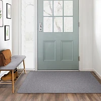 3-ft x 4-ft Wicklow Grey Woven Mat, Low profile floormat