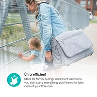 bblüv - Ültra - Complete Diaper Bag (Charcoal)