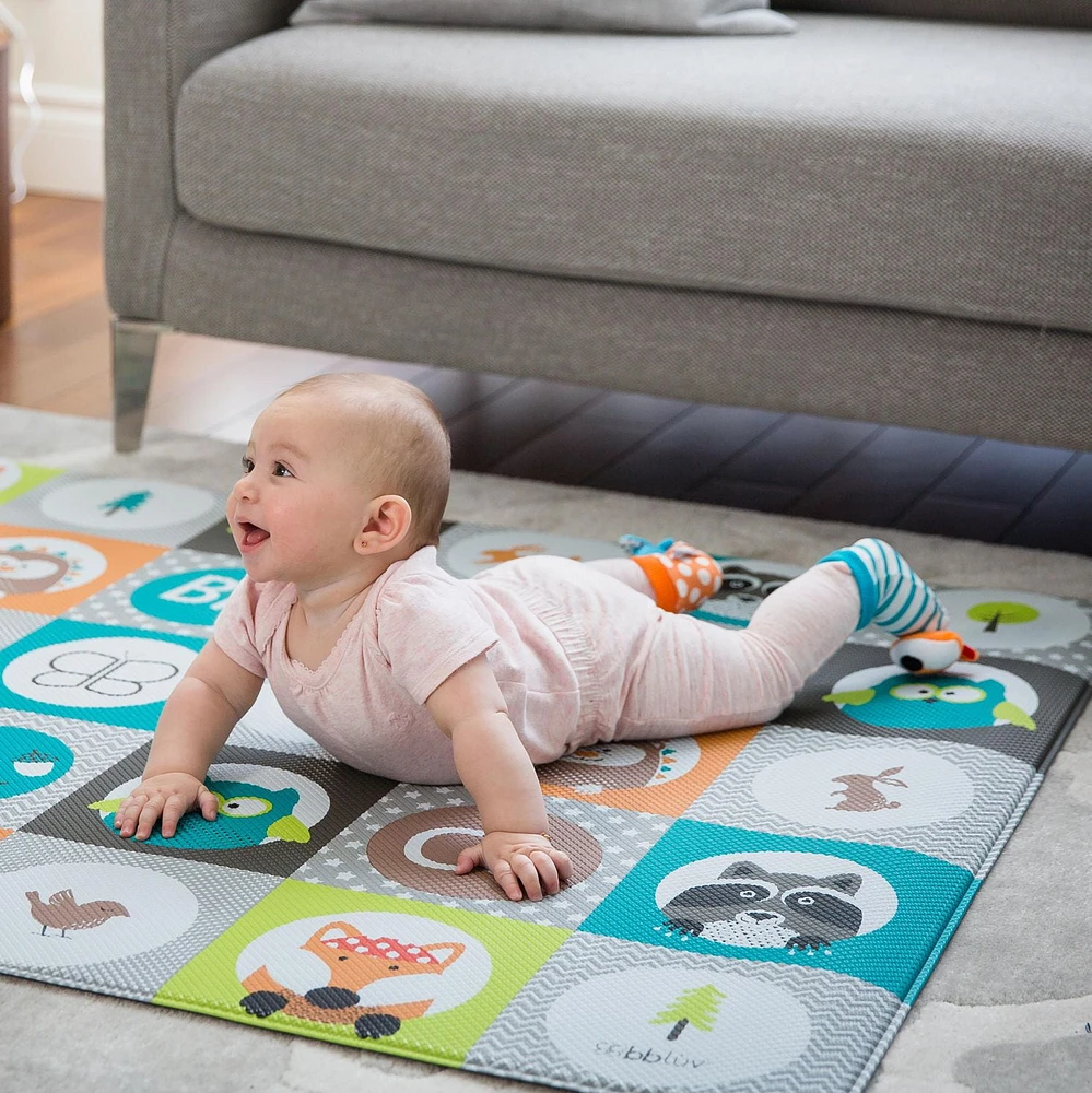 bblüv - Düo - Foot Finders Coloured Baby Socks (Fox and Owl)