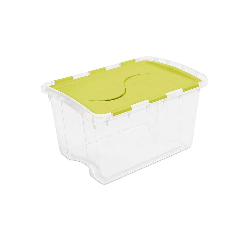 Sterilite 45L Hinged Lid Storage Box