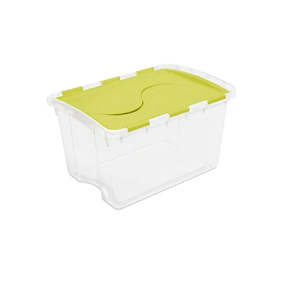 Sterilite 45L Hinged Lid Storage Box