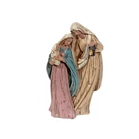 Polyresin Mary & Jesus With Angel Figurine 