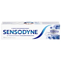 Dentifrice Sensodyne Blanchissant et Antitartre - Taille de voyage 100 ml Menthe