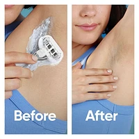 Cartouches de rechange de rasoir Gillette Venus Extra doux Sensible pour femmes pour peau sensible, cartouches de rechange à 5lames, 6unités 6CT