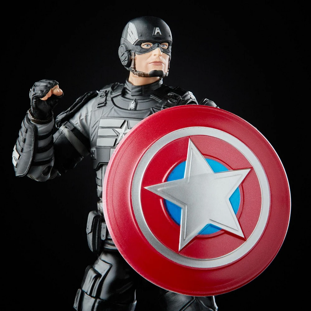 Hasbro Marvel Legends Series Gamerverse 6-inch Collectible Stealth Captain America Action Figure Toy, Ages 4 And Up