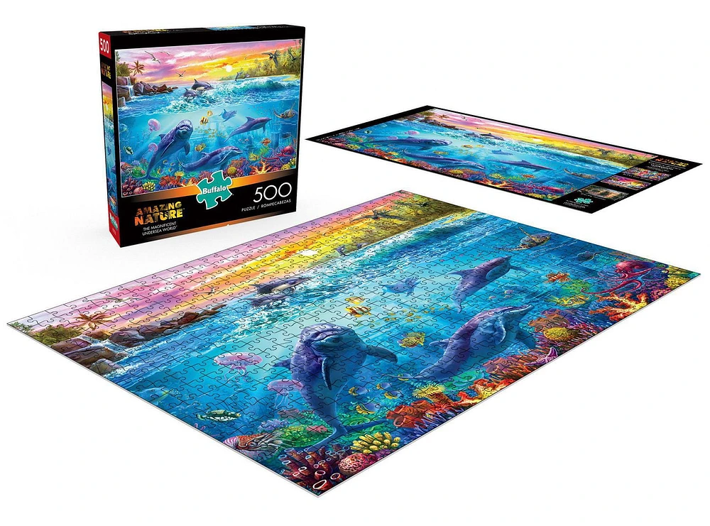 Buffalo Games - Amazing Nature - The Magnificent Undersea World - 500 Piece Jigsaw Puzzle