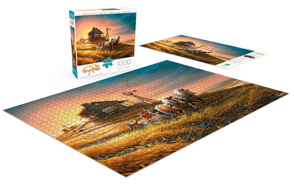 Buffalo Games - Terry Redlin - For Amber Waves of Grain - 1000 Piece Jigsaw Puzzle