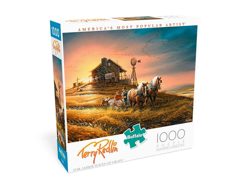 Buffalo Games - Terry Redlin - For Amber Waves of Grain - 1000 Piece Jigsaw Puzzle