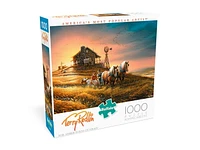 Buffalo Games - Terry Redlin - For Amber Waves of Grain - 1000 Piece Jigsaw Puzzle