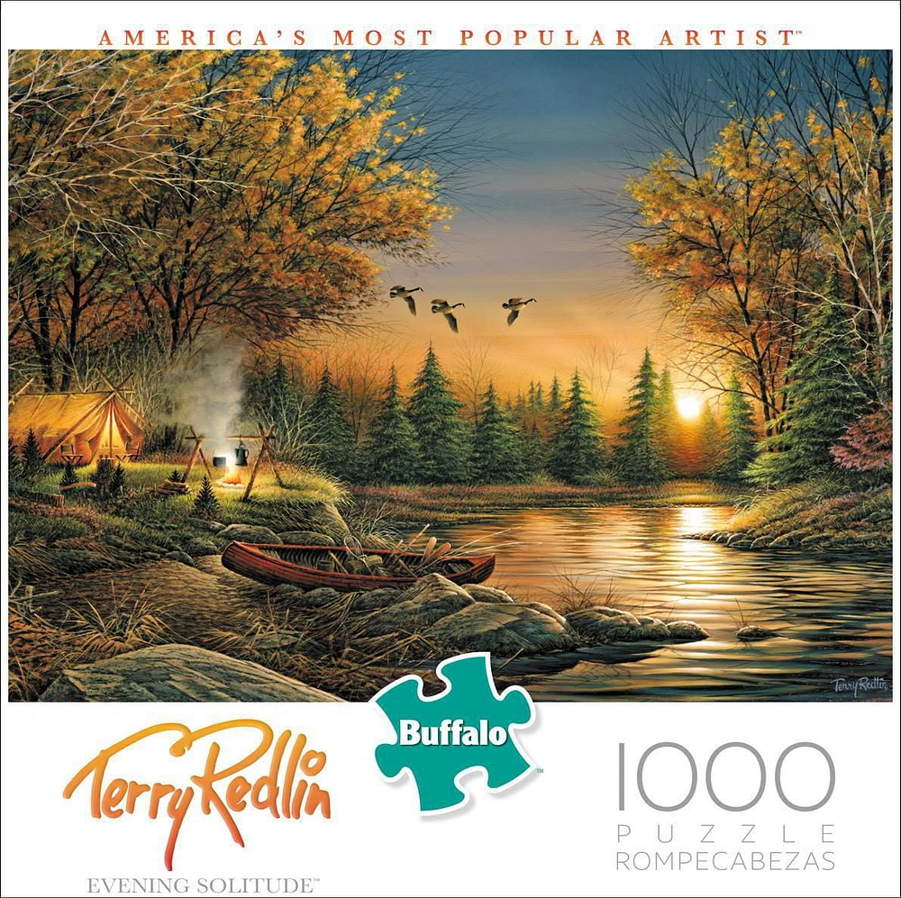 Buffalo Games - Terry Redlin - Evening Solitude - 1000 Piece Jigsaw Puzzle