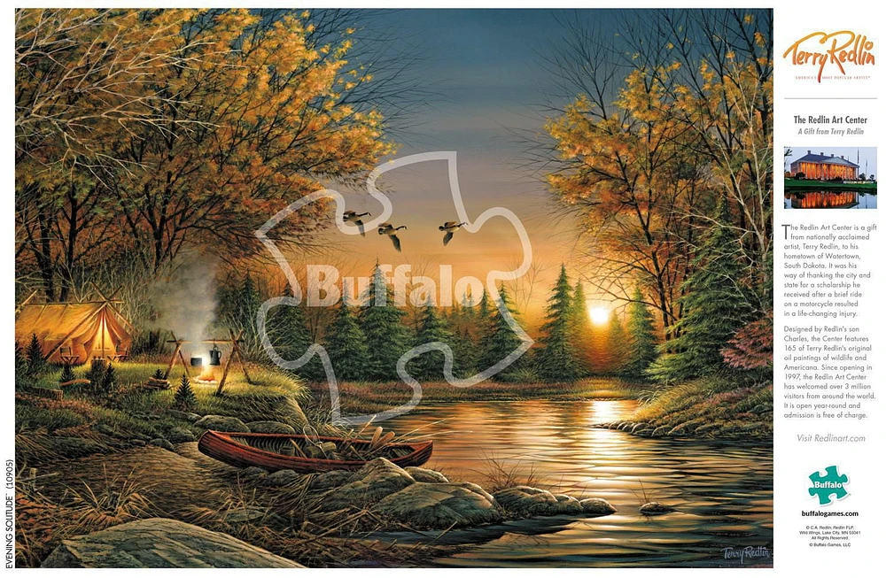 Buffalo Games - Terry Redlin - Evening Solitude - 1000 Piece Jigsaw Puzzle