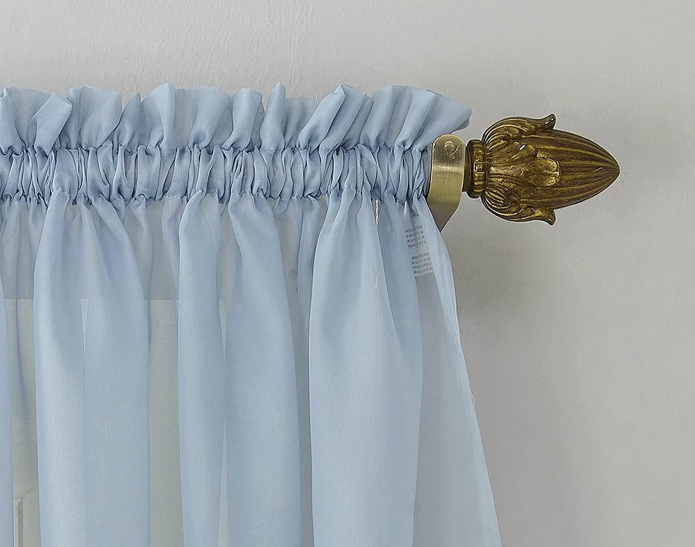 SUN TEXTILE VOILE ROD POCKET CURTAIN