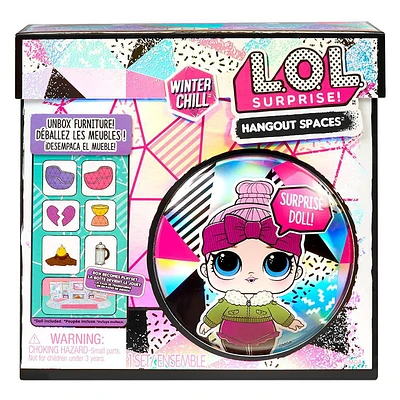 LOL Surprise Winter Chill™ Hangout Spaces™ Furniture Playset with Cozy Babe Doll