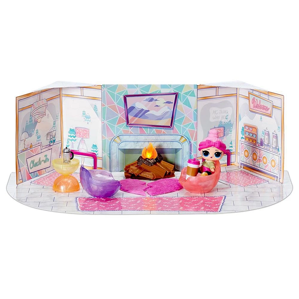 LOL Surprise Winter Chill™ Hangout Spaces™ Furniture Playset with Cozy Babe Doll