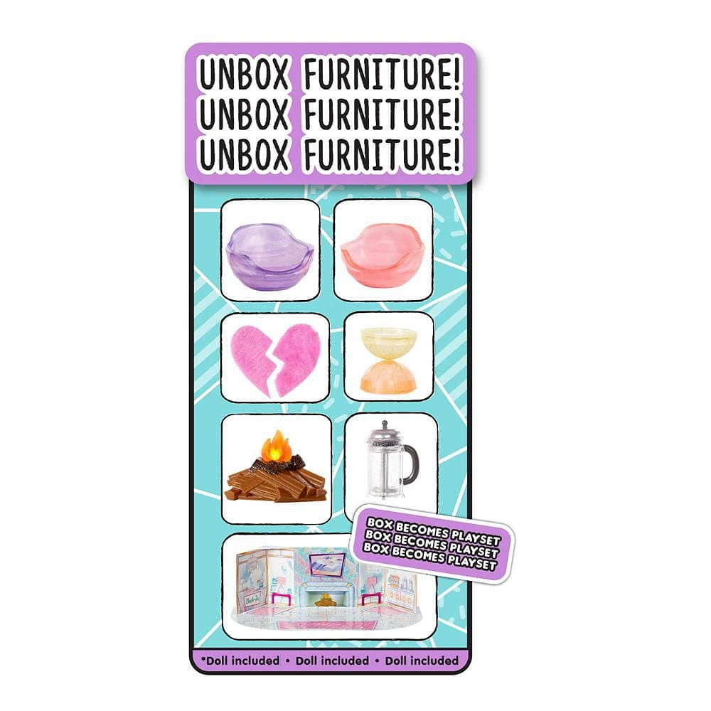 LOL Surprise Winter Chill™ Hangout Spaces™ Furniture Playset with Cozy Babe Doll