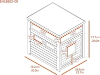 Table d'appoint/litière Litter Loo Habitat'n'Home de New Age