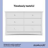 Commode Double à 6 Tiroirs Crescent de Storkcraft