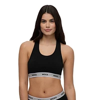 Paquet de 2 bralettes avec bande élastiques à motif Mexx pour femmes XS-XL