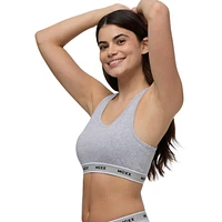 Paquet de 2 bralettes avec bande élastiques à motif Mexx pour femmes XS-XL