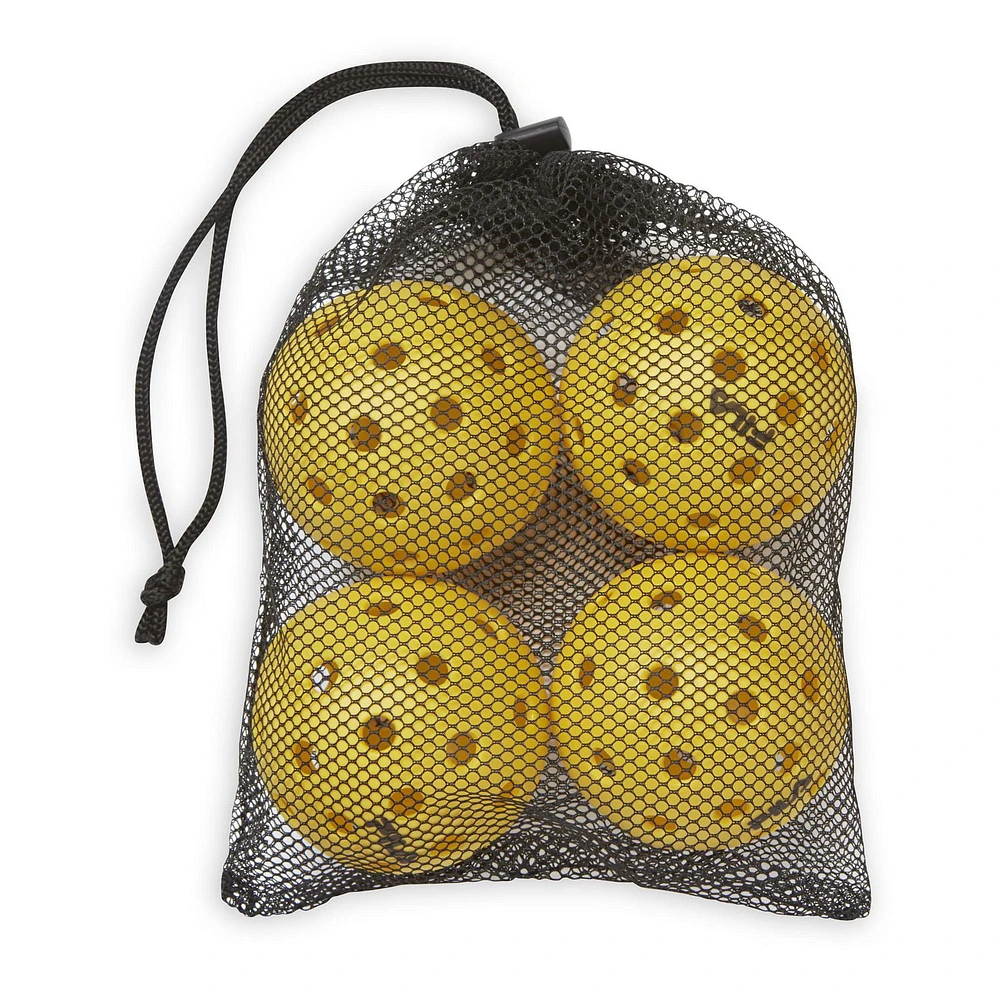 Fila Outdoor Pickleballs 4-Pack-Yellow