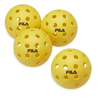 Fila Outdoor Pickleballs 4-Pack-Yellow