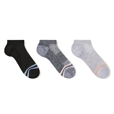 Ozark Trail Women's Ankle Socks 3-Pack, Sizes 4-10