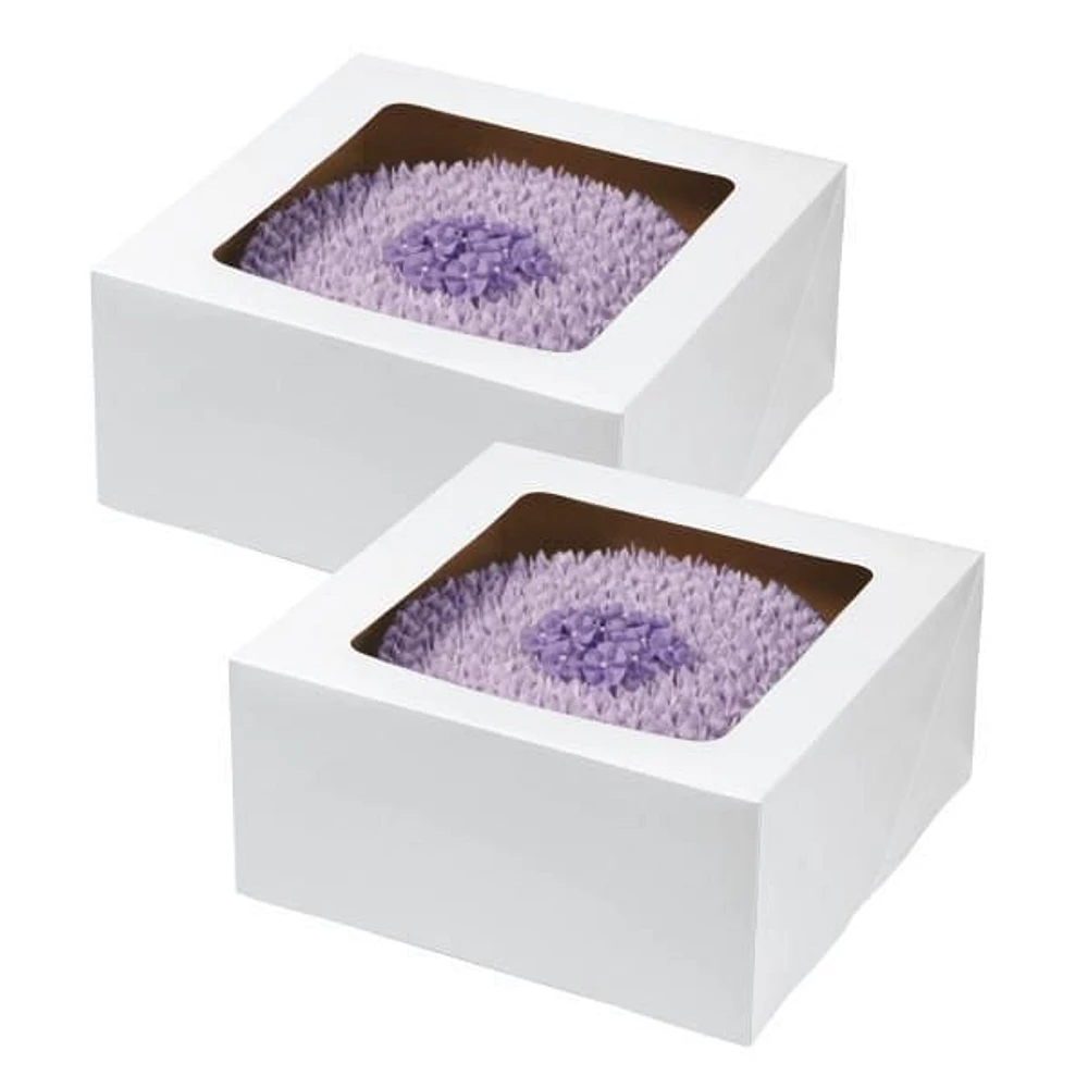 Wilton Cake Box with Window, 12-Inch, Square Cake Box, 12-Inch