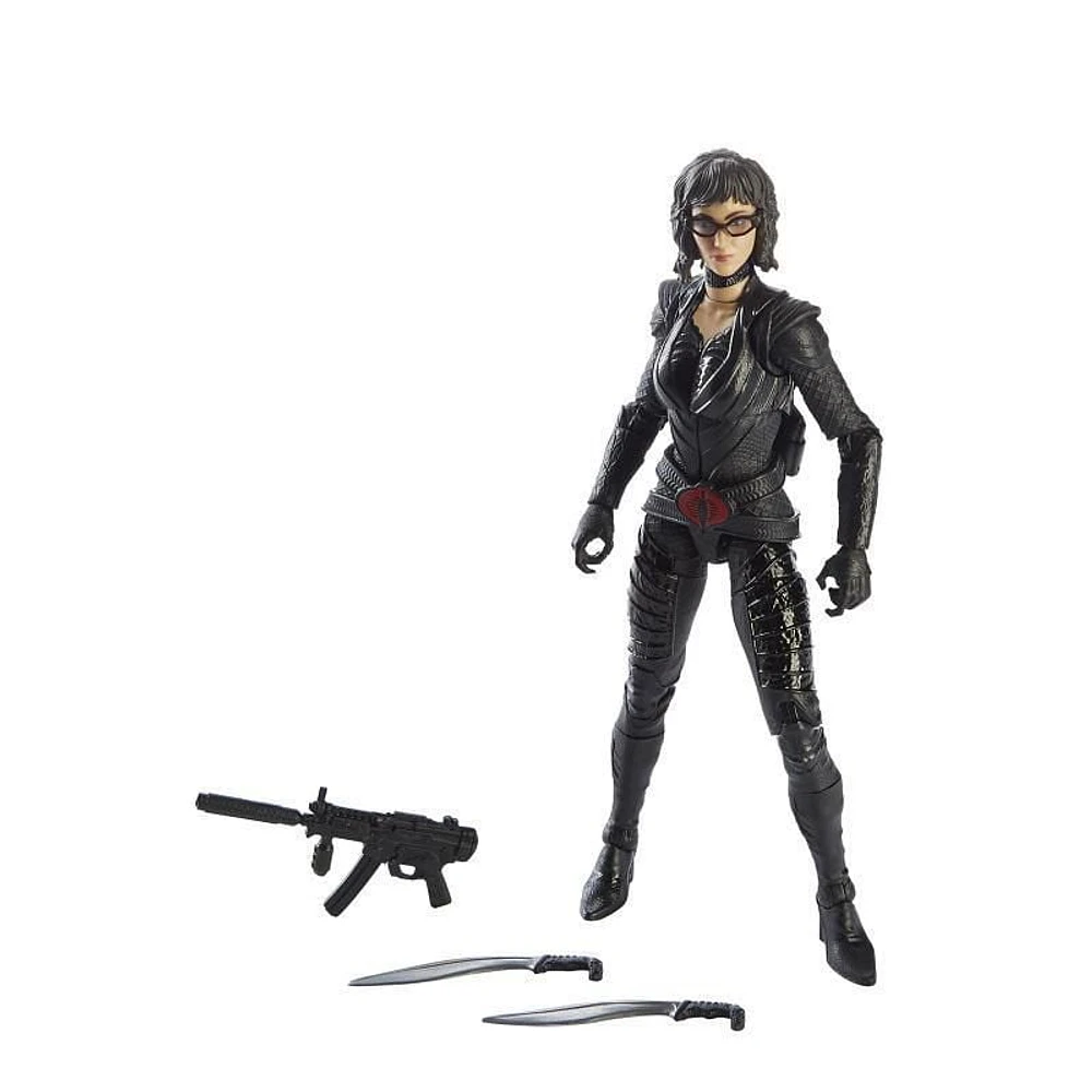 G.I. Joe Classified Series, Snake Eyes: G.I. Joe Origins, Baroness, figurine 19 premium à collectionner, emballage spécial