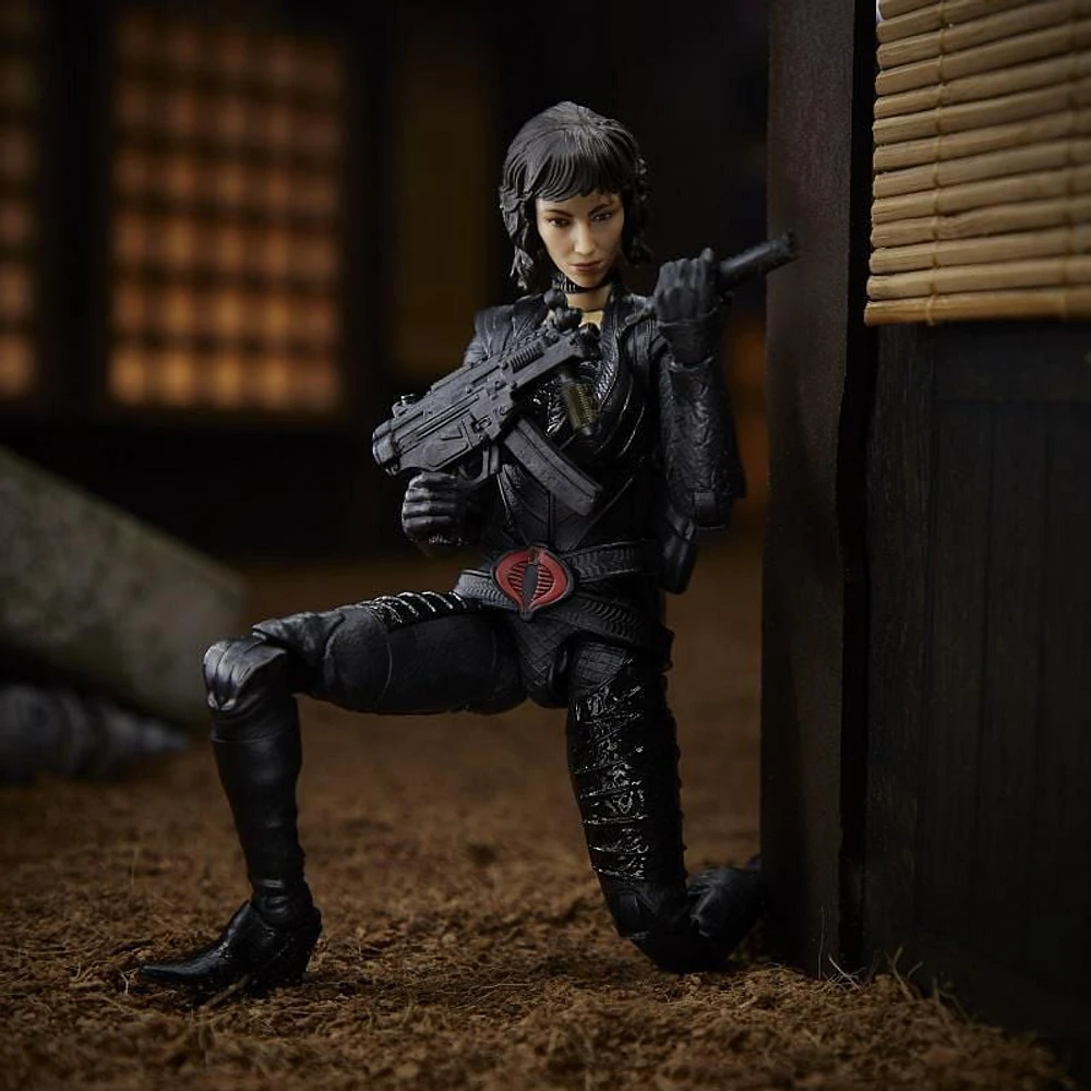 G.I. Joe Classified Series, Snake Eyes: G.I. Joe Origins, Baroness, figurine 19 premium à collectionner, emballage spécial