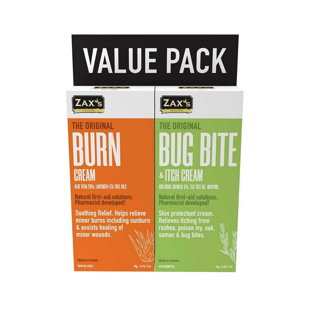 Zax's Original Camping Bundle (Bug Bite & Burn Creams)